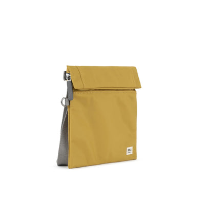 Roka Stratford Crossbody Bag -Recycled Nylon - SMALL - Corn (Mustard)