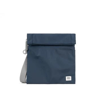 Roka Stratford Crossbody Bag -Recycled Nylon - SMALL - Midnight (Navy Blue)