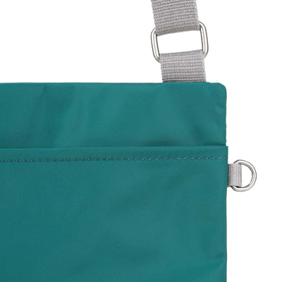 Roka CHELSEA B - MEDIUM Crossbody Bag -Recycled Nylon - Teal