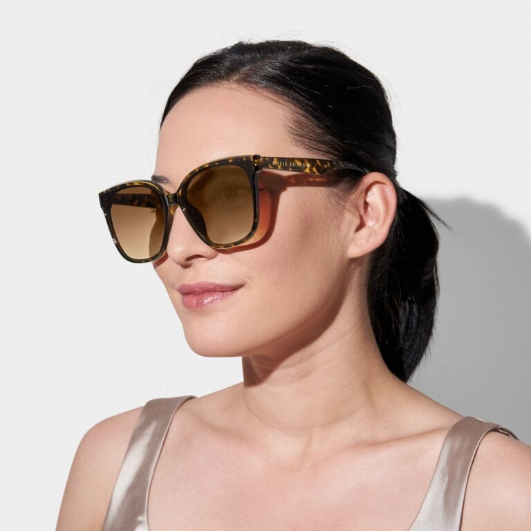 Katie Loxton Savannah Sunglasses - Brown Tortoiseshell
