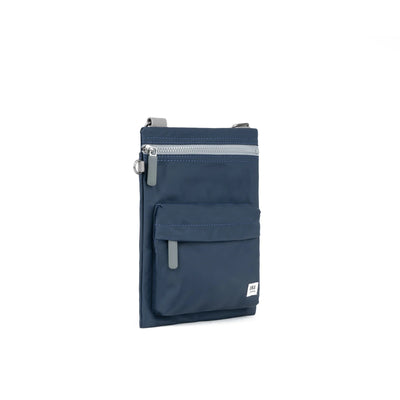 Roka CHELSEA B - MEDIUM Crossbody Bag -Recycled Nylon - Midnight (Navy Blue)