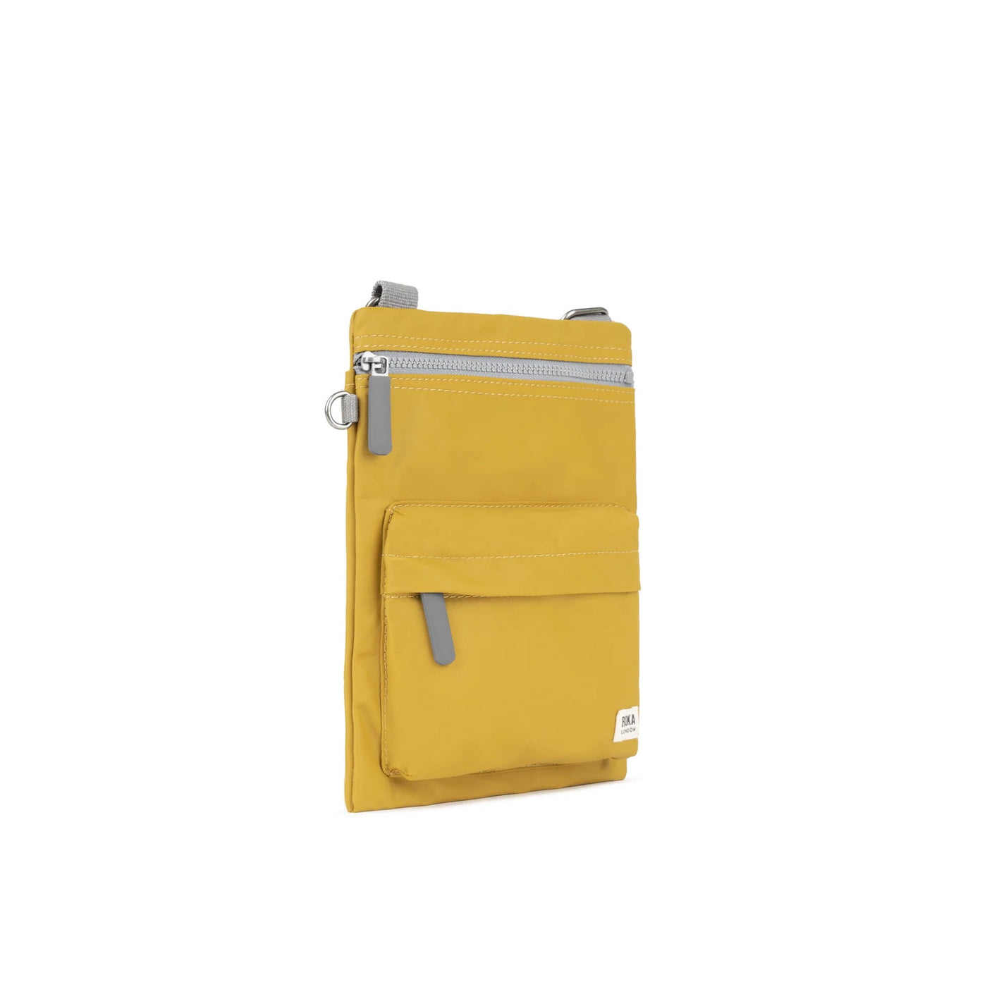 Roka CHELSEA B - MEDIUM Crossbody Bag -Recycled Nylon - Corn (Mustard)