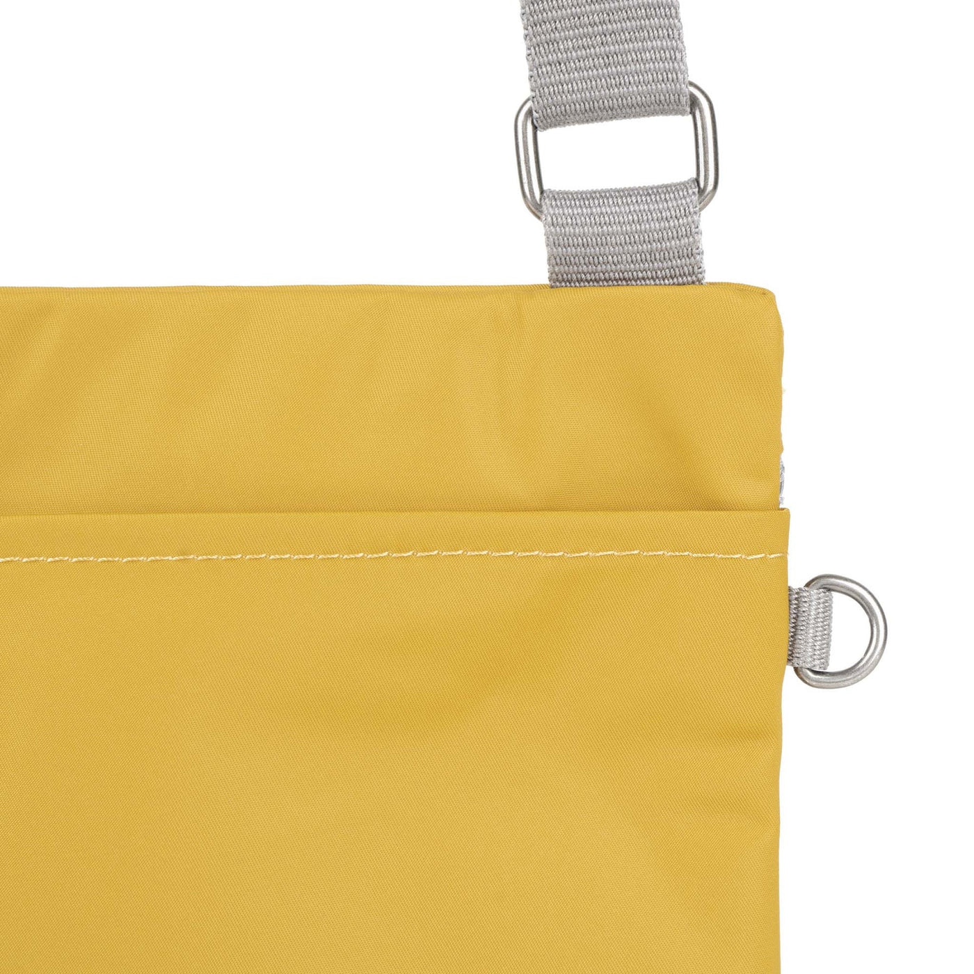 Roka CHELSEA B - MEDIUM Crossbody Bag -Recycled Nylon - Corn (Mustard)