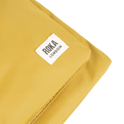 Roka CHELSEA B - MEDIUM Crossbody Bag -Recycled Nylon - Corn (Mustard)