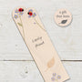Wooden Bookmark - Lovely Friend - Ginger Betty