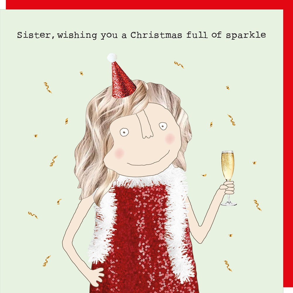 Rosie Made A Thing - Sister Sparkle - Christmas Card