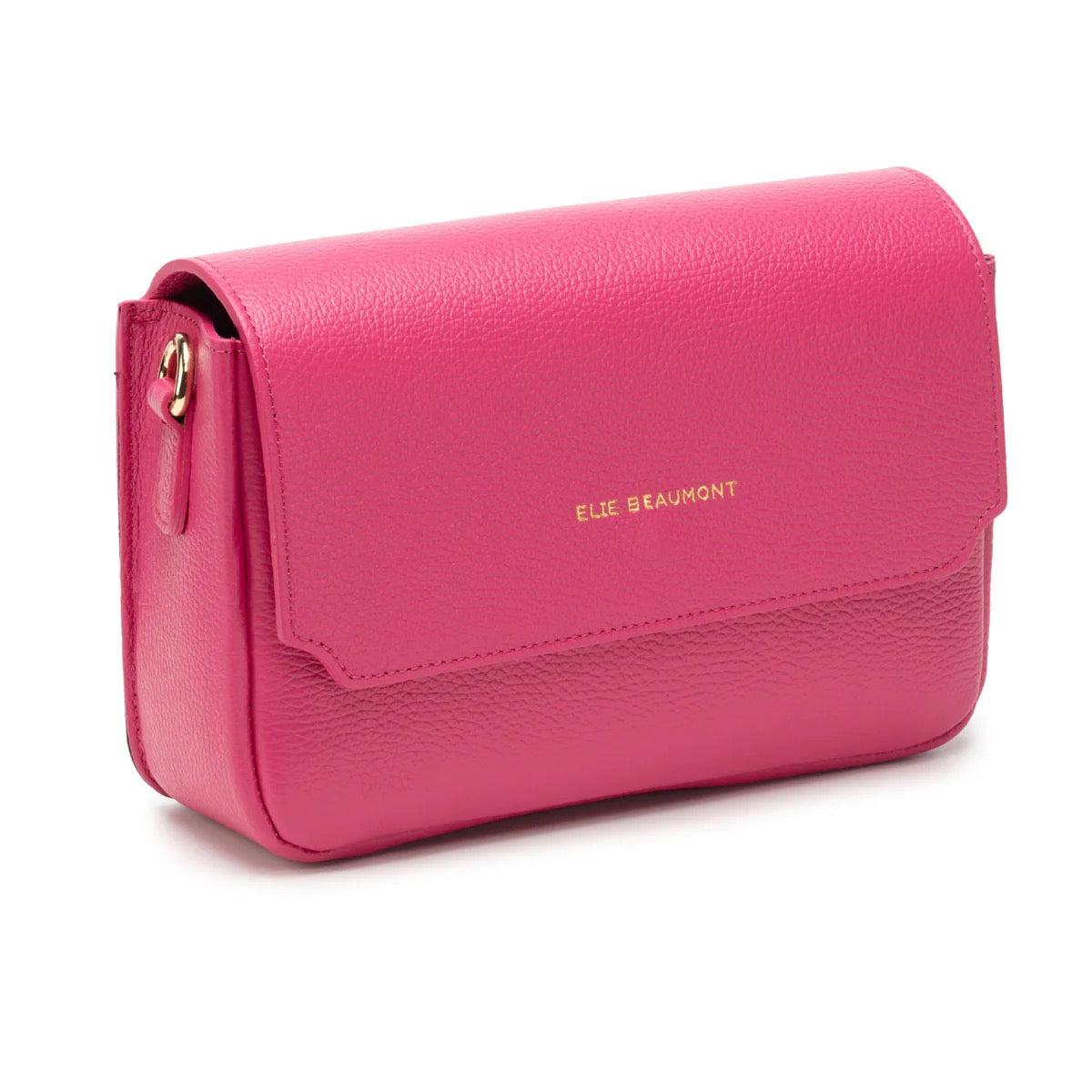 Elie Beaumont Fold Crossbody Bag - Cerise Pink