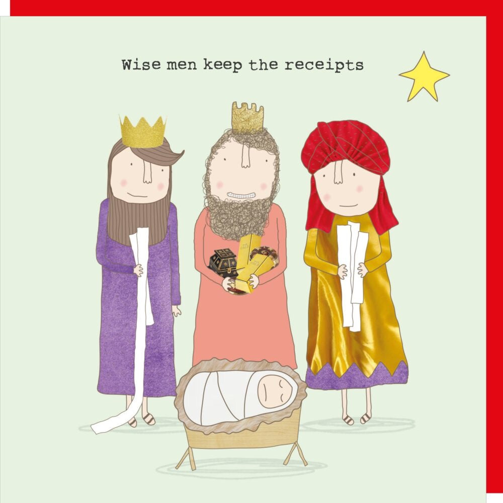 Rosie Made A Thing - Wise Men Receipts - Christmas Card