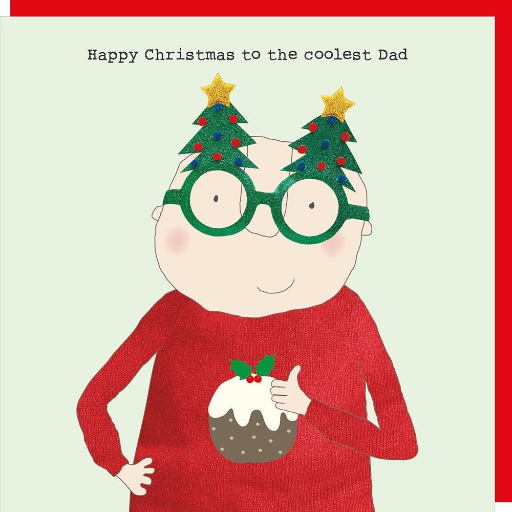 Rosie Made A Thing - Cool Dad - Christmas Card