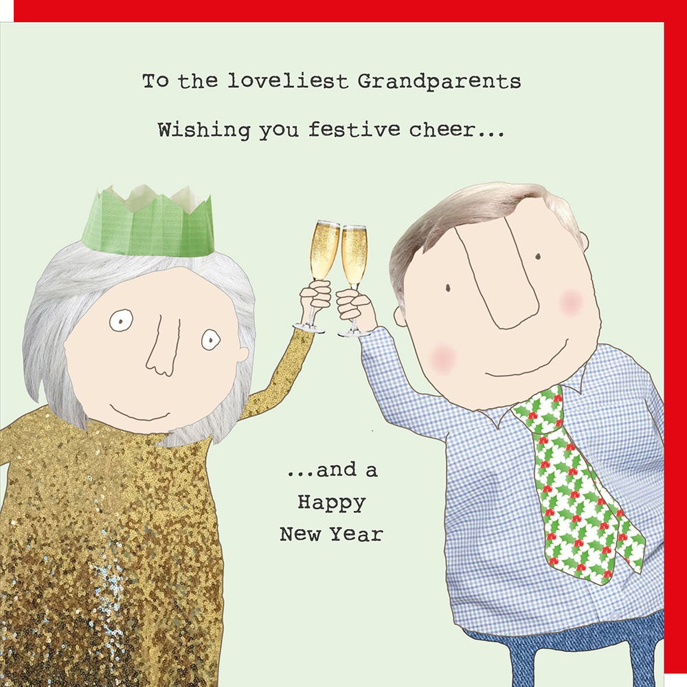 Rosie Made A Thing - Grandparents Cheer - Christmas Card