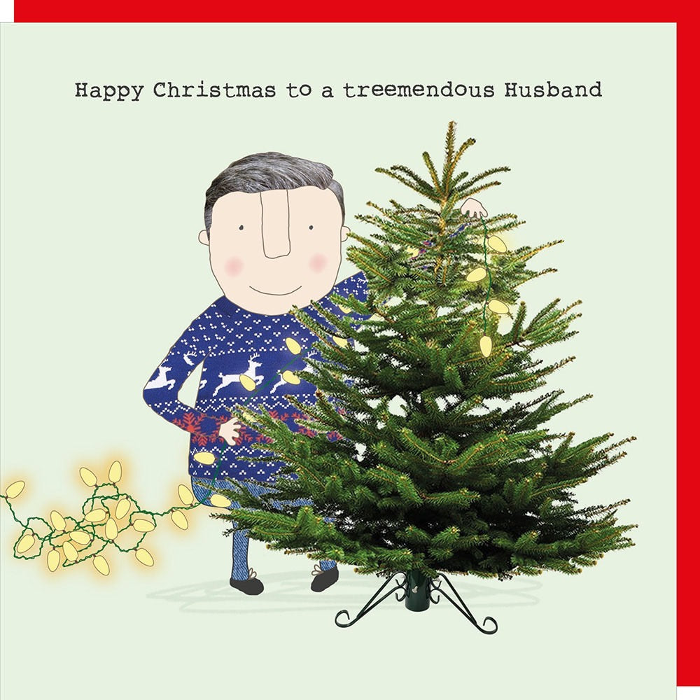 Rosie Made A Thing - Husband Tremendous - Christmas Card