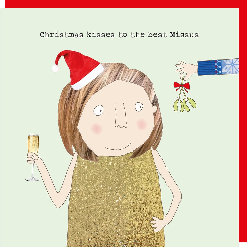 Rosie Made A Thing - Wife Kisses - Christmas Card