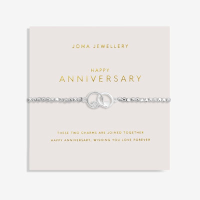 Joma Jewellery Forever Yours - 'Happy Anniversary' Bracelet