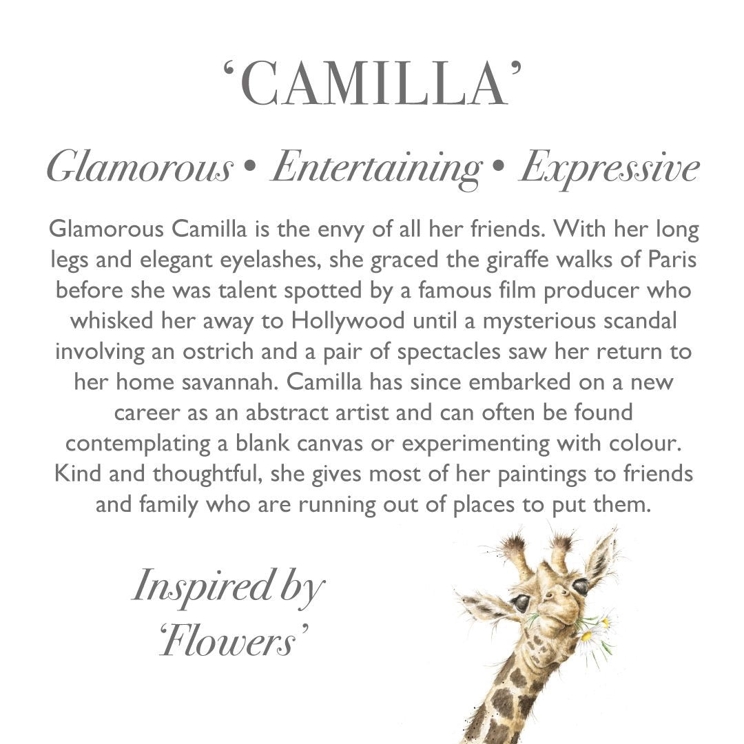 Camilla Junior - Giraffe Character Plush Toy - Wrendale Designs