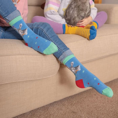 Donkey Children's Bamboo Socks - Two Sizes Available - Wrendale Designs