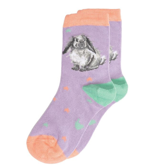 Rabbit Children's Bamboo Socks - Two Sizes Available - Wrendale Designs (Copy)