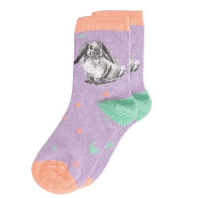 Rabbit Children's Bamboo Socks - Two Sizes Available - Wrendale Designs (Copy)