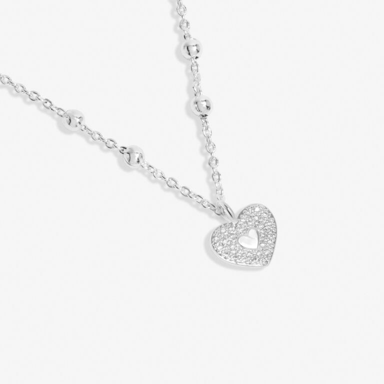 Joma Jewellery -A Little 'Merry Christmas' - Silver Heart Necklace