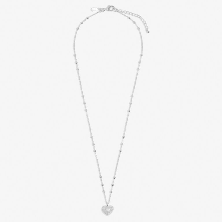 Joma Jewellery -A Little 'Merry Christmas' - Silver Heart Necklace