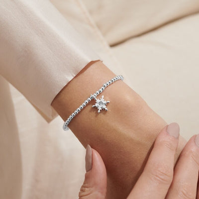 Joma Jewellery A Little 'Christmas Wishes' Silver Snowflake Bracelet