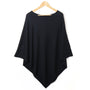 POM Black - Fine Knitted Poncho