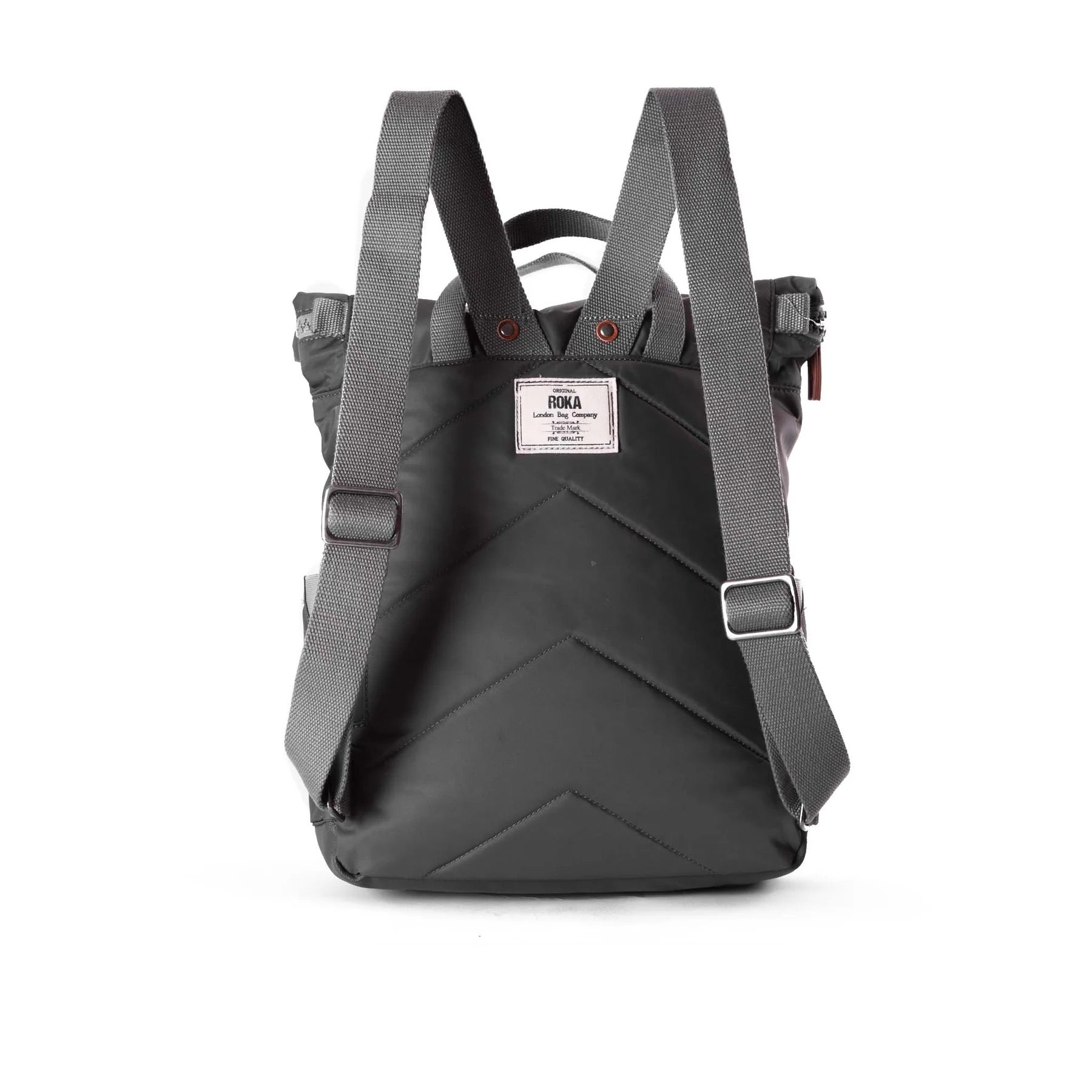 Roka Canfield B Medium Backpack - Recycled Nylon - Graphite Grey