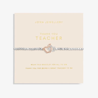 Joma Jewellery - Forever Yours - Thank You Teacher Bracelet