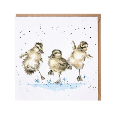Puddle Ducks - Blank Card - Wrendale Designs