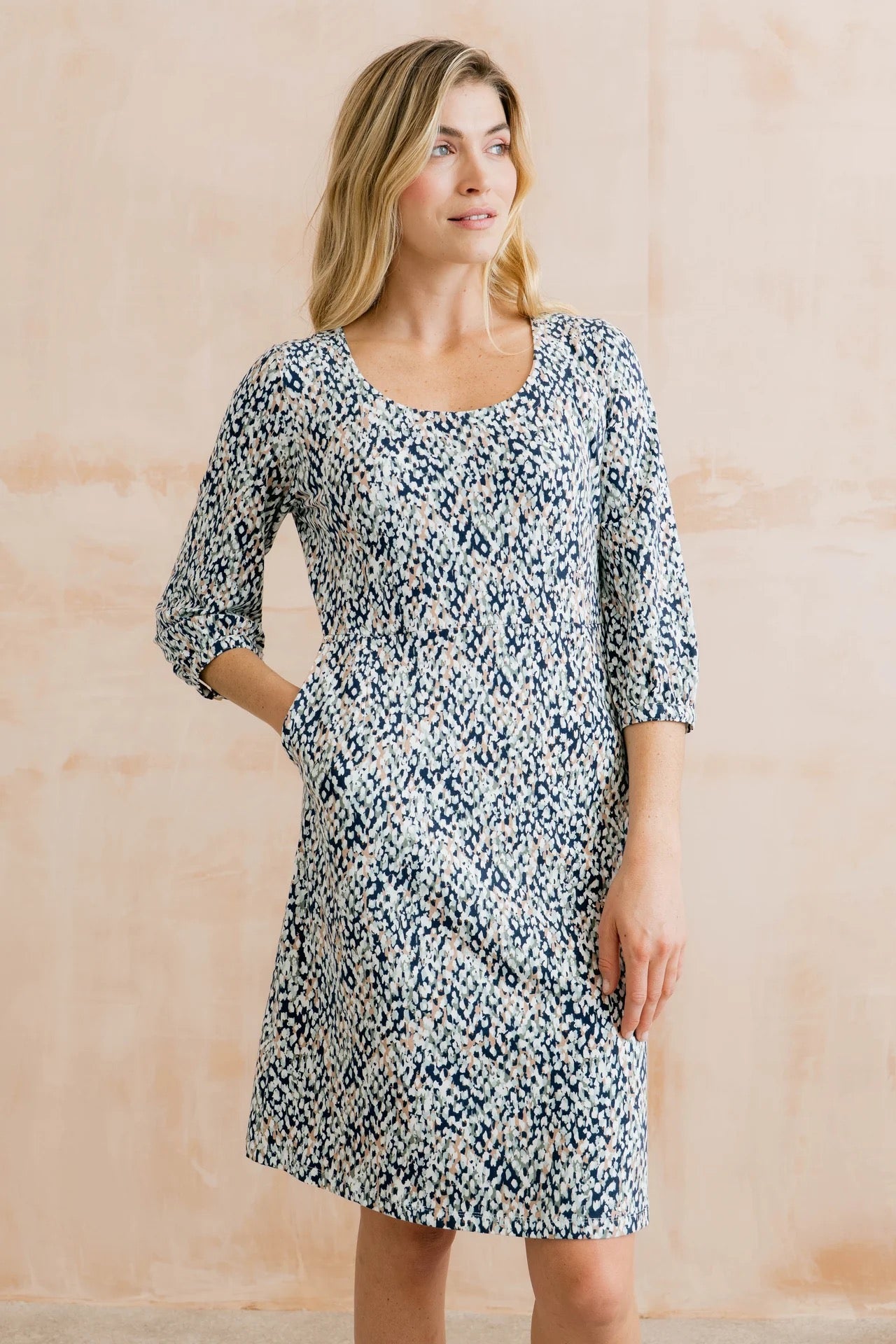 Meadow Dress - Restore - Navy/Multi - Lily &amp; Me