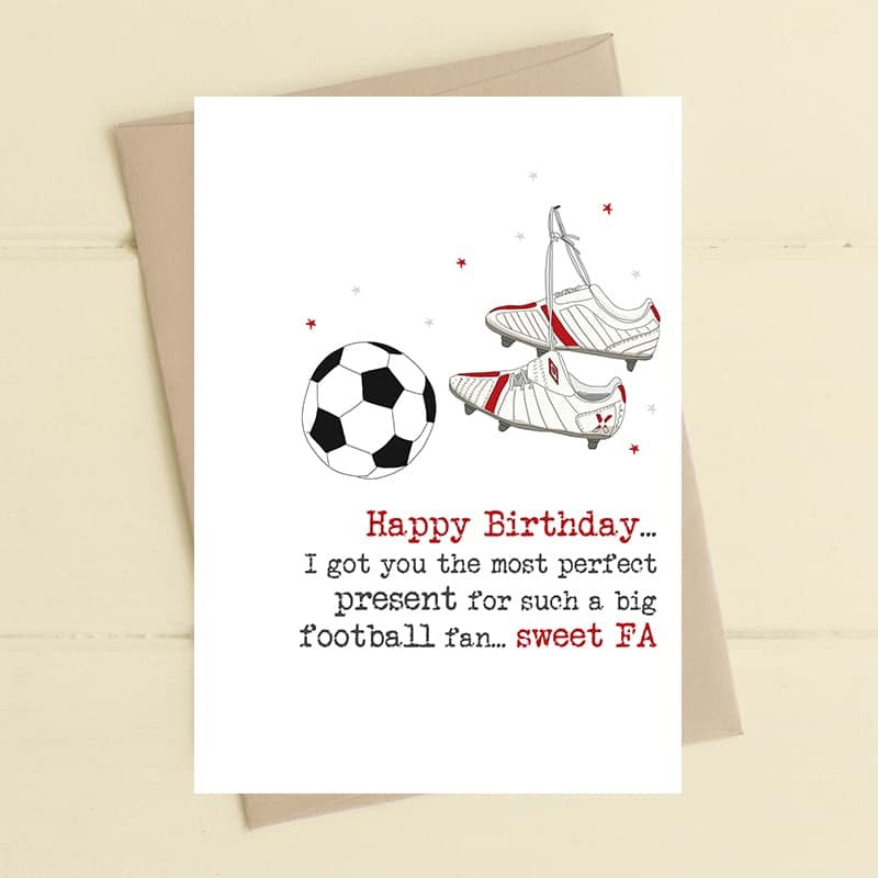 Dandelion Stationery - Sweet FA Birthday Card