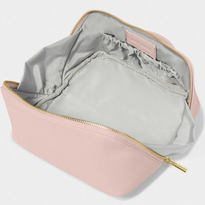 Katie Loxton Medium Make Up Bag/Wash Bag Case - Dusty Pink