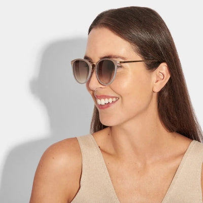 Katie Loxton Sardinia Sunglasses - Taupe Gradient