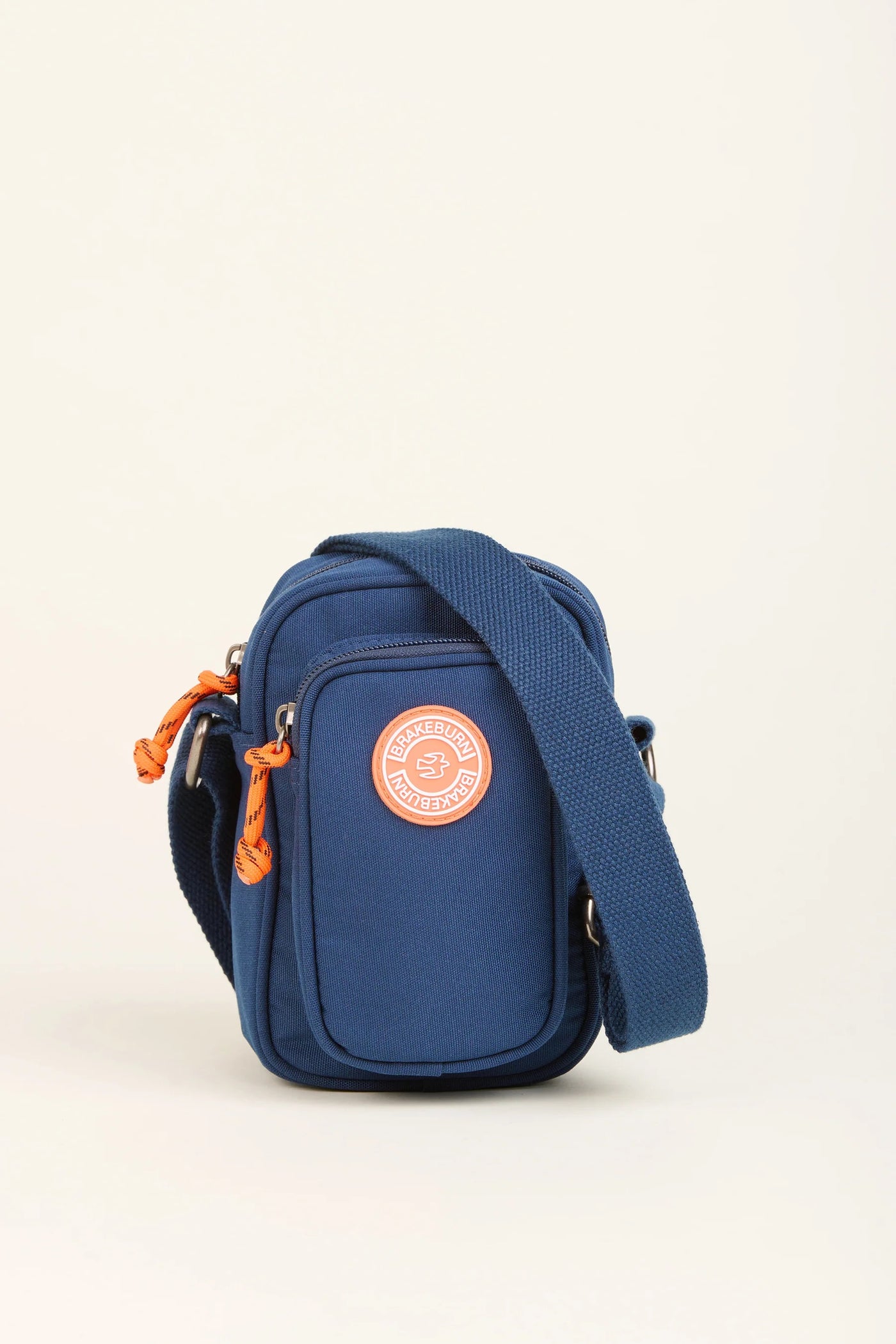 Brakeburn Classic Small Pouch Crossbody Bag - Navy/Orange