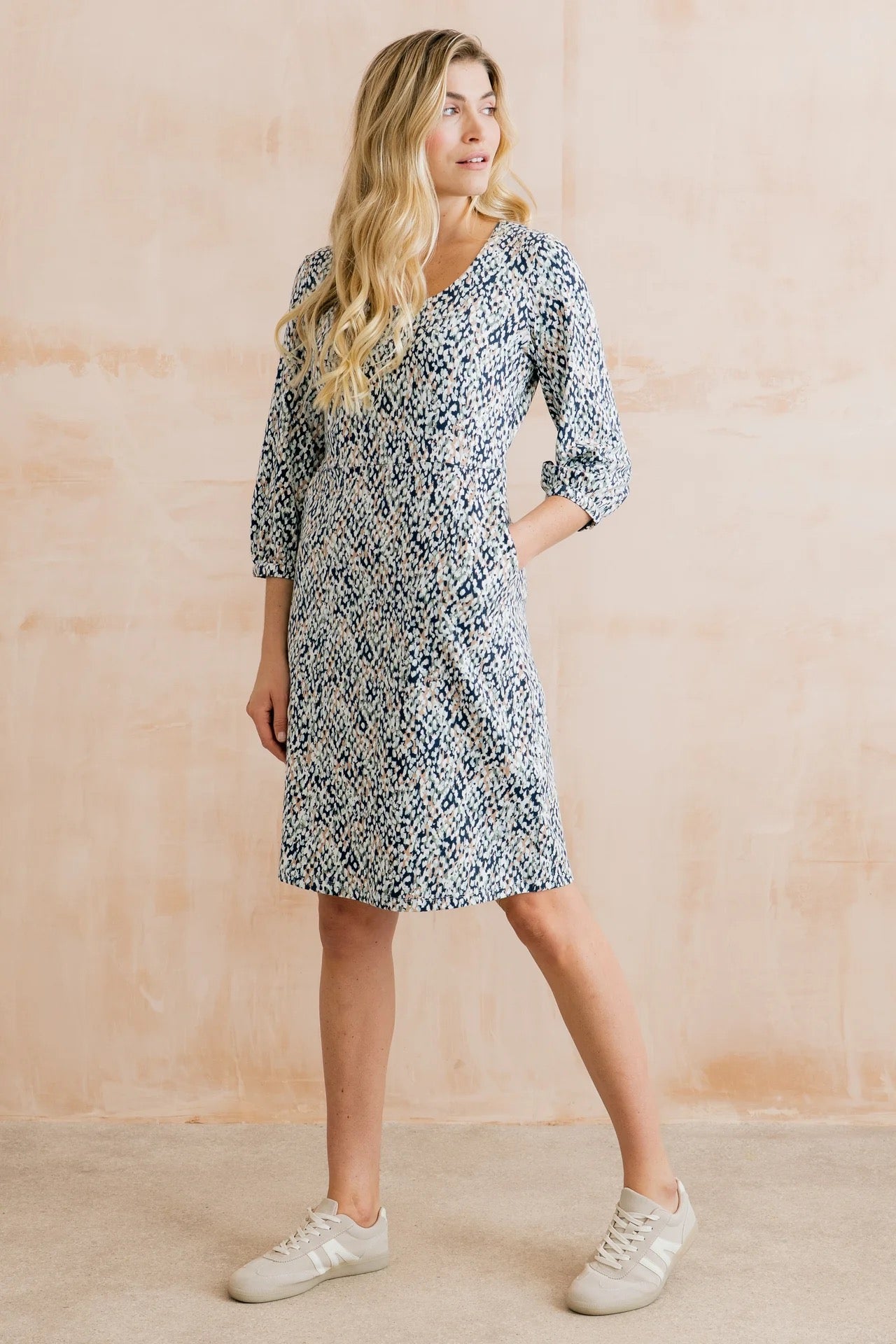 Meadow Dress - Restore - Navy/Multi - Lily &amp; Me