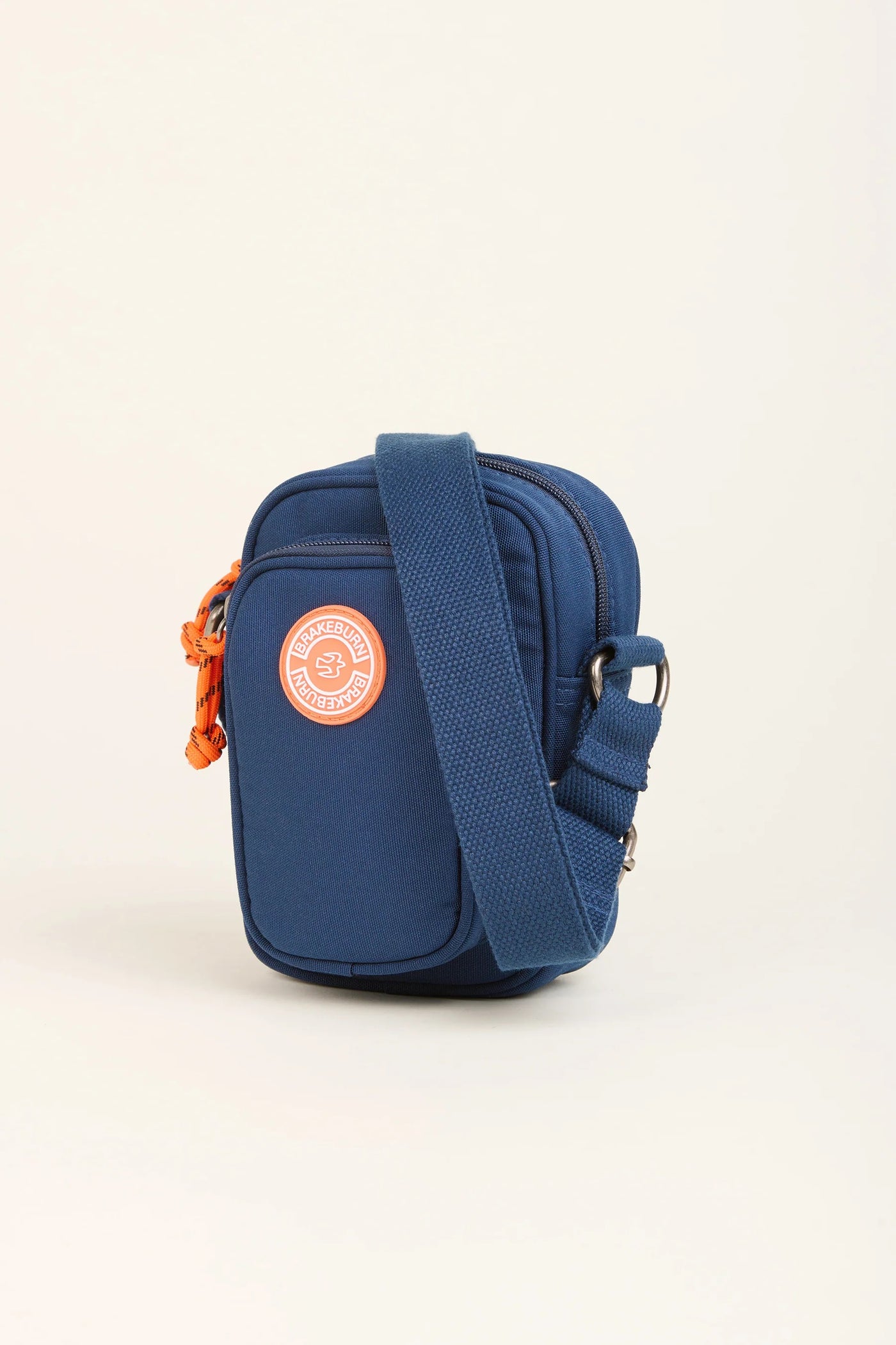 Brakeburn Classic Small Pouch Crossbody Bag - Navy/Orange