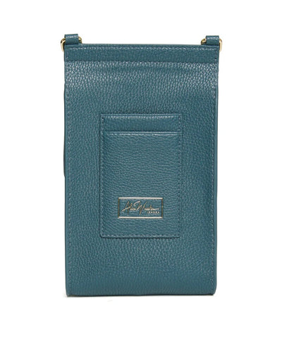 Alice Wheeler Mini Bloomsbury Crossbody Phone Bag - Teal