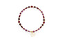 Boho Betty - Laria - Gold & Garnet Gemstone Stretch Bracelet