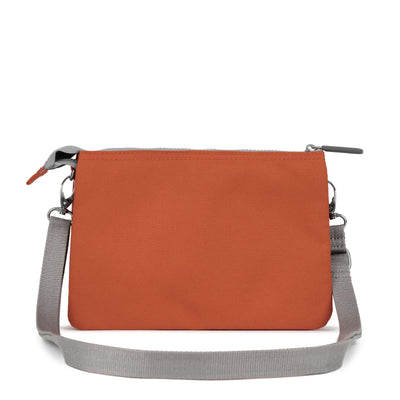 Roka Carnaby XL Crossbody-Recycled Canvas - PUMPKIN ORANGE