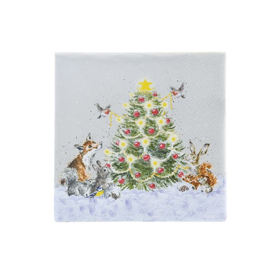 Oh Christmas Tree Napkins - Wrendale Designs