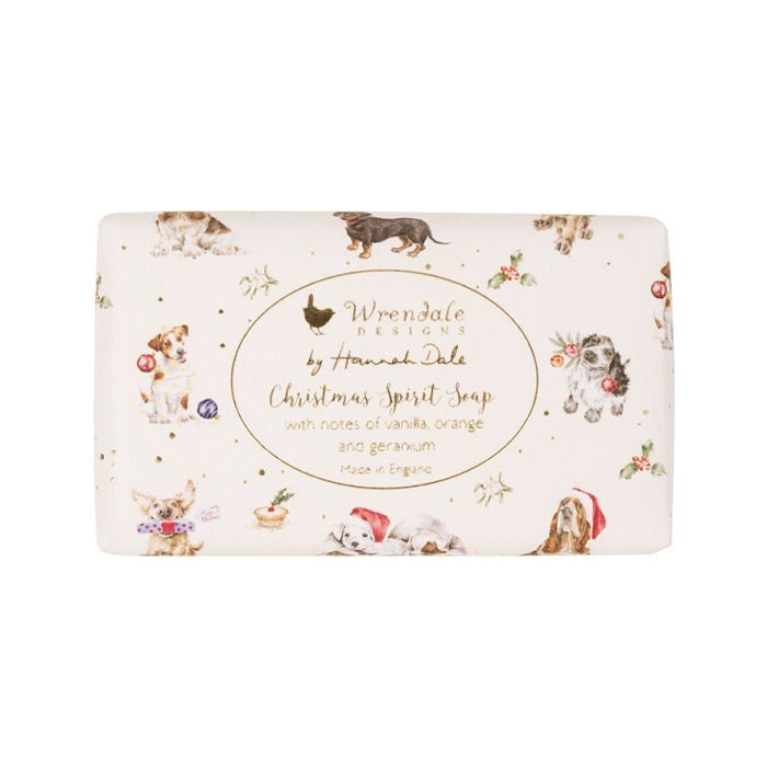 Christmas Spirit (Dog Design) Soap - Wrendale Designs