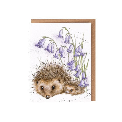 Prickle My Fancy Hedgehog - Seed Card - Wrendale Designs
