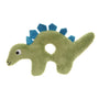 Ziggle Dinosaur Plush Baby Rattle - Green