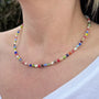 Carrie Elspeth Mini Millefiore Full Beaded Necklace - Multi