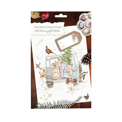 Christmas Present To/From Stickers (Label Sheets) -  Wrendale Designs