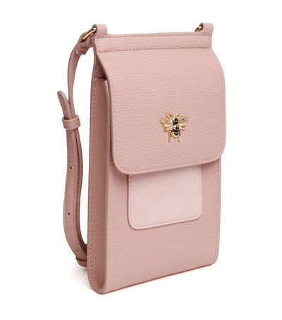 Alice Wheeler Mini Bloomsbury Crossbody Phone Bag - Pink