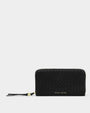 Katie Loxton Nova Large Zip Round Woven Purse - Black