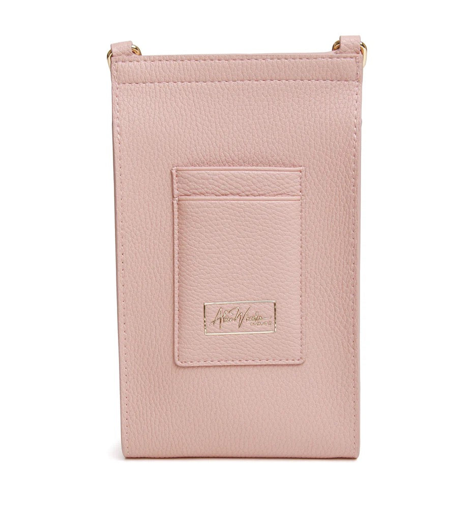 Alice Wheeler Mini Bloomsbury Crossbody Phone Bag - Pink