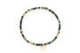 Boho Betty - Ailis - Gold & Ruby Zoisite Gemstone Stretch Bracelet