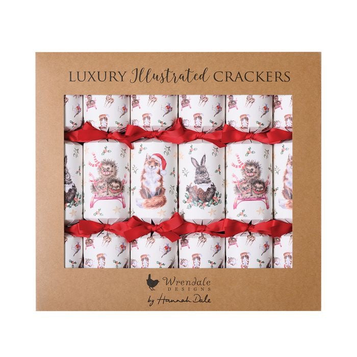 Winter Wonderland Christmas Crackers - Pack of 6 - Wrendale Designs