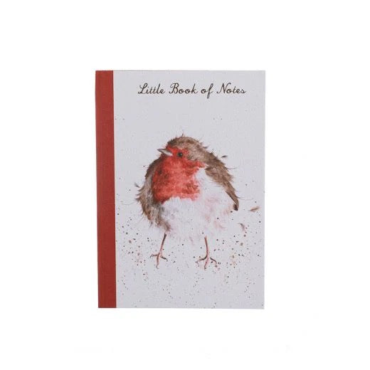 The Jolly Robin A6 Lined Notebook - Wrendale Designs